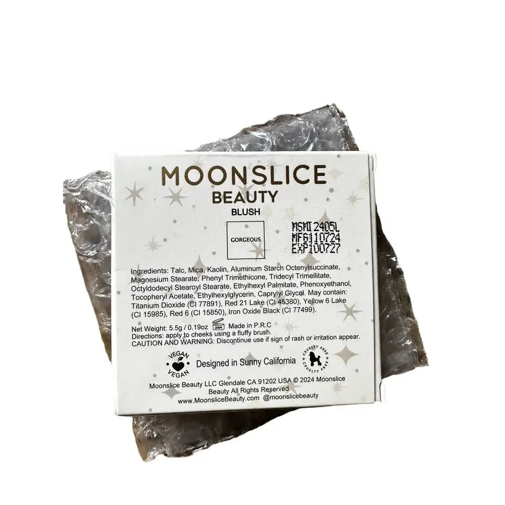 🇺🇸 BUNDLE ONLY - 5/$15 Moonslice Beauty Pressed Blush, Peach-Pink Color, NWT